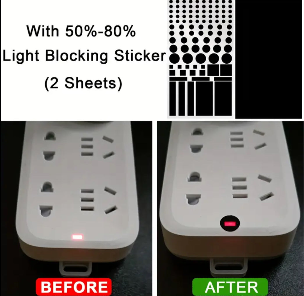 Cali-Gadgets VW T6.1 California Bulli LED-Dimmer-Folie – Selbstklebende Lichtschutz-Abdeckung, 100 % & 50-80 % Verdunkelung, 4 Blätter