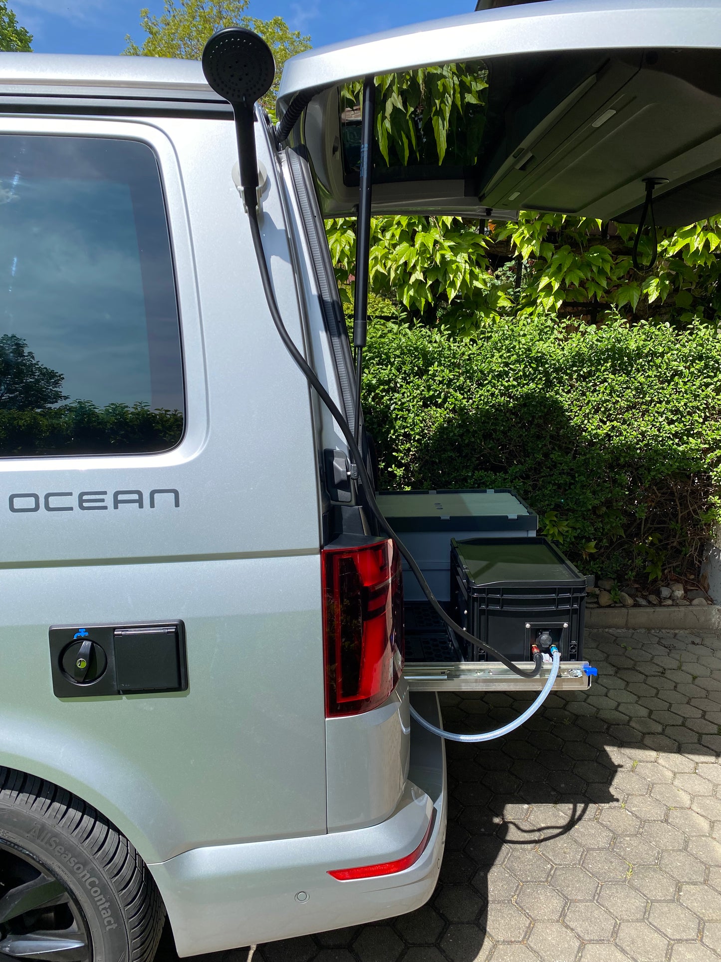 Cali-Shower Warmwasser Box VW T6.1 T6 T5 California Bulli Ocean