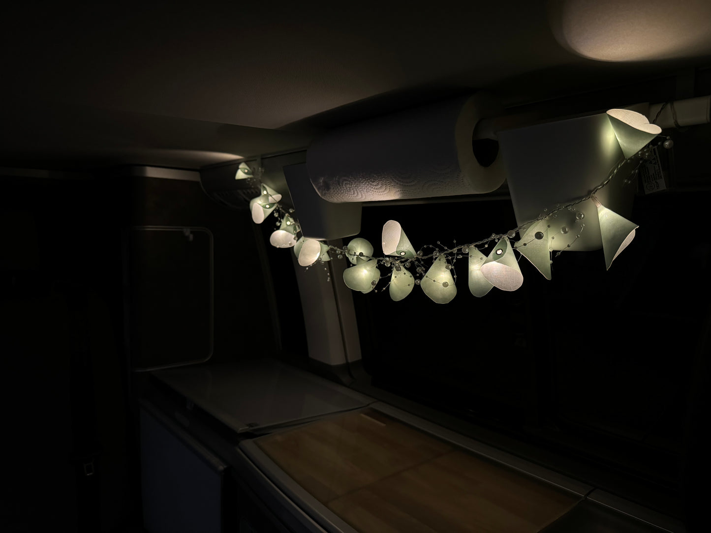 LED Lichterkette Schirmlichterkette Cali-Lights Batteriebetrieben