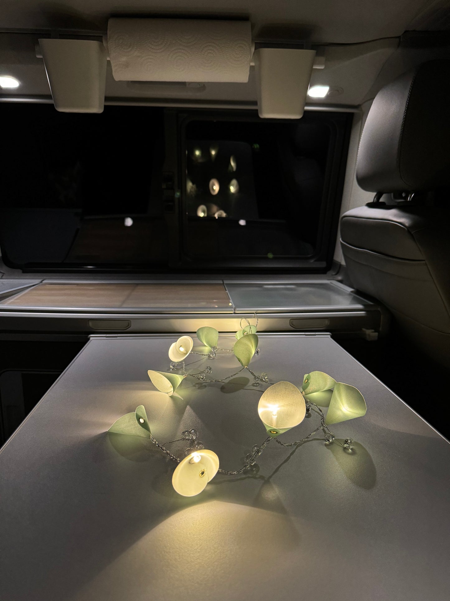 LED Lichterkette Schirmlichterkette Cali-Lights Batteriebetrieben