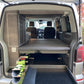Heckauszug & Skihalter für 2 Paar Ski VW Bus Bulli T6 T6.1 CALIFORNIA Ocean