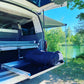 Heckauszug VW Bus Bulli T5 T6 T6.1 CALIFORNIA Ocean Coast Beach